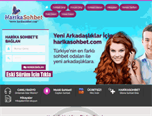 Tablet Screenshot of harikasohbet.com